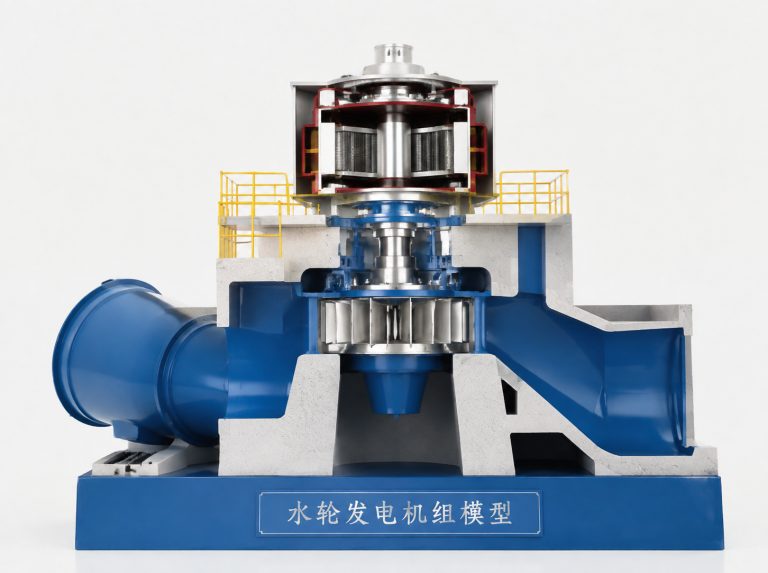 江门水轮发电机组剖视模型